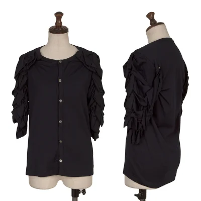 COMME des GARCONS Frill Sleeve Design Top