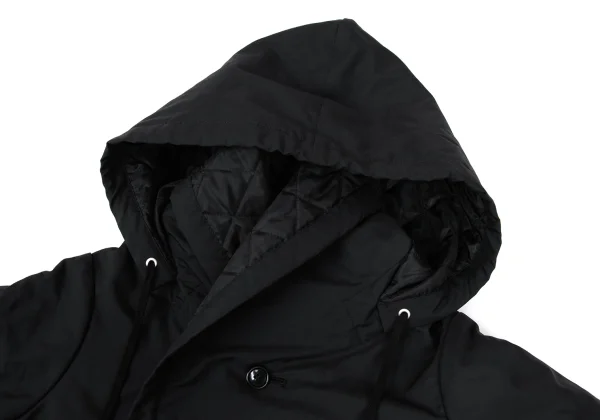 COMME des GARCONS Quilted Lining Flare Hooded Coat K-168623_004