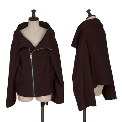 tricot COMME des GARCONS Wool Fulling Dot Lining Cutting Jacket