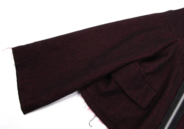 tricot COMME des GARCONS Wool Fulling Dot Lining Cutting Jacket K-168624_007