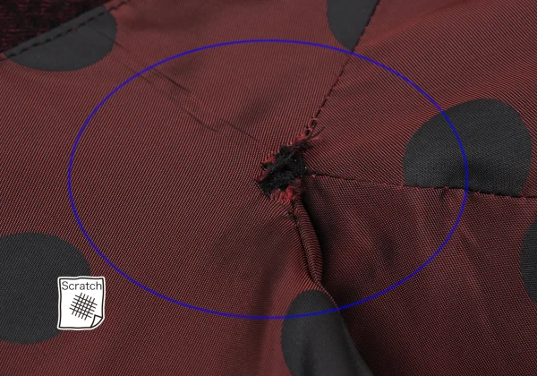 tricot COMME des GARCONS Wool Fulling Dot Lining Cutting Jacket K-168624_014