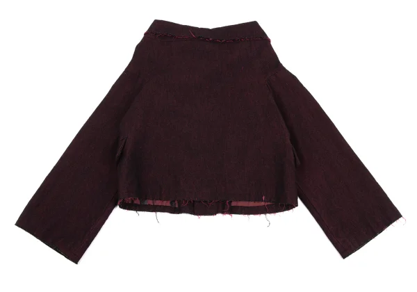 tricot COMME des GARCONS Wool Fulling Dot Lining Cutting Jacket K-168624_017