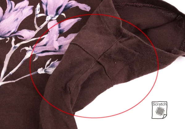 Y's Floral Printed High-neck T-shirt K-168630_004