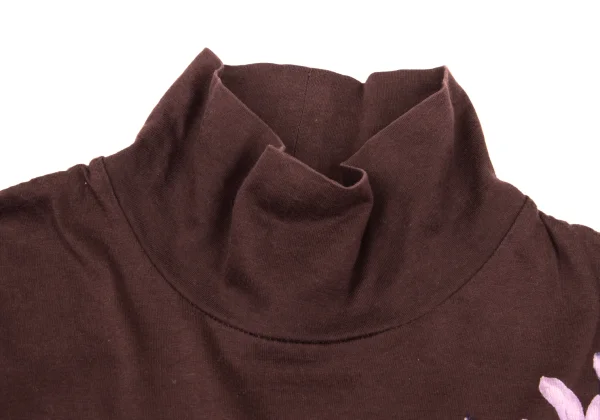 Y's Floral Printed High-neck T-shirt K-168630_005