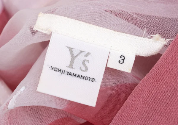 Y's Fold Printed See-through Shirt K-168631_013