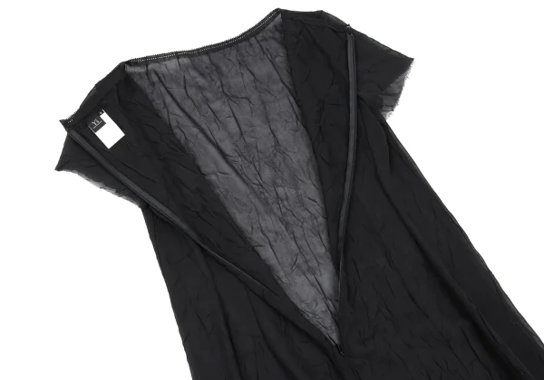 Y's Wrinkle Poly See-through Dress K-168632_010
