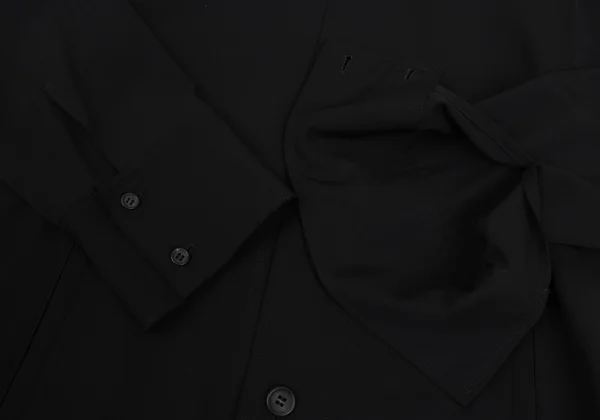 Y's Wool Gabardine Cut Off Jacket K-168633_007