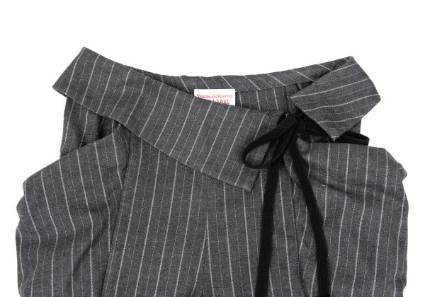 ヴィヴィアンウエストウッド レッドレーベルVivienne Westwood Red Label ピンストライプポケットデザインパンツ グレー2 K-168640_003