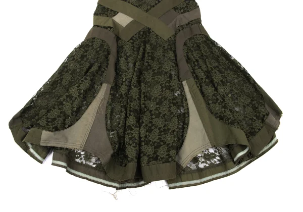 JUNYA WATANABE COMME des GARCONS Floral Lace Flared Skirt K-168642_008