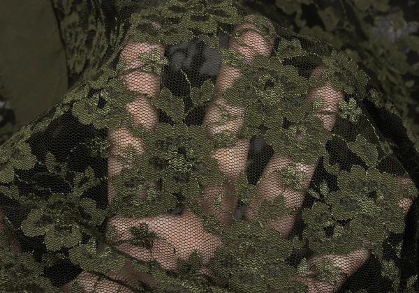 JUNYA WATANABE COMME des GARCONS Floral Lace Flared Skirt K-168642_014