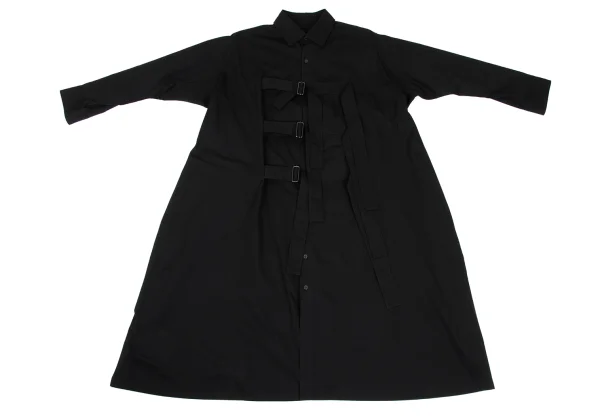 B Yohji Yamamoto Cotton Belt Design Long Shirt K-168644_002