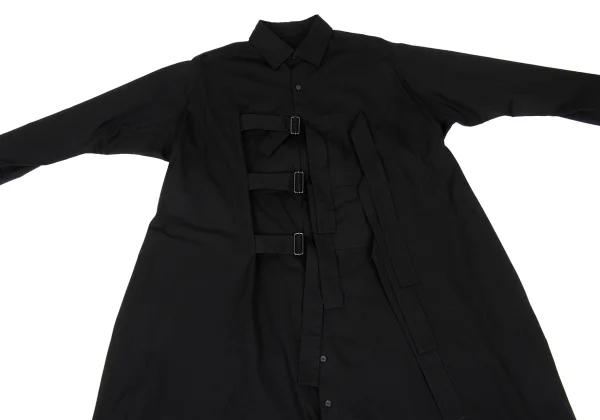 B Yohji Yamamoto Cotton Belt Design Long Shirt K-168644_003