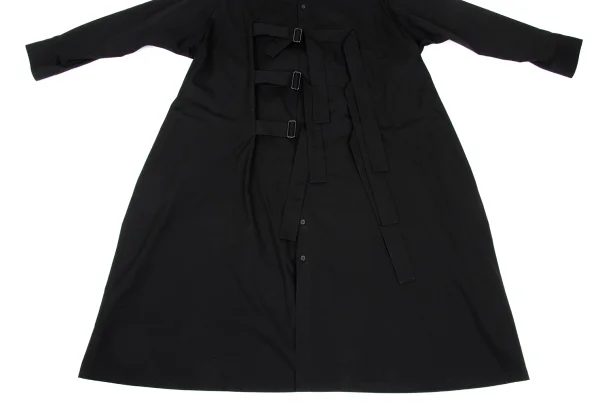 B Yohji Yamamoto Cotton Belt Design Long Shirt K-168644_007
