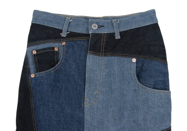 JUNYA WATANABE CAOMME des GARCONS denim Patchwork Denim Skirt K-168646_004