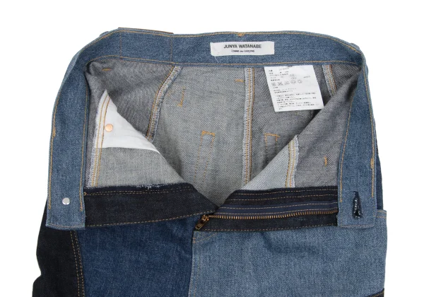 JUNYA WATANABE CAOMME des GARCONS denim Patchwork Denim Skirt K-168646_007