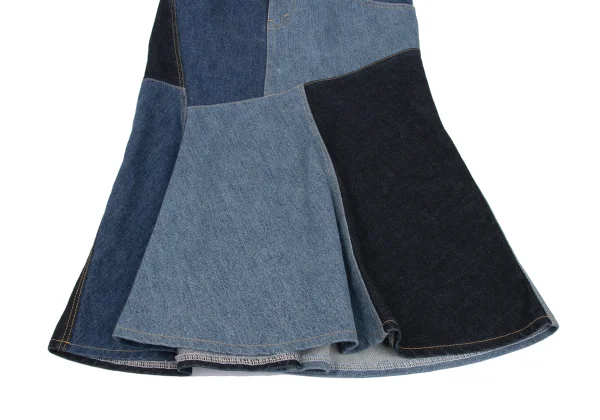 JUNYA WATANABE CAOMME des GARCONS denim Patchwork Denim Skirt K-168646_010