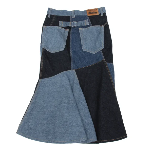JUNYA WATANABE CAOMME des GARCONS denim Patchwork Denim Skirt K-168646_012