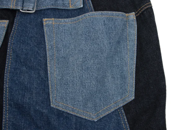 JUNYA WATANABE CAOMME des GARCONS denim Patchwork Denim Skirt K-168646_016
