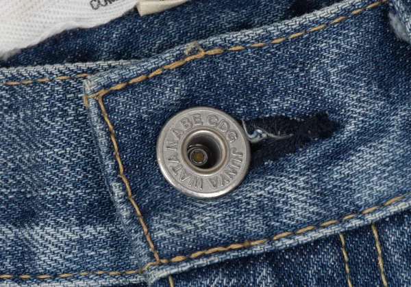 JUNYA WATANABE COMME des GARCONS Hem Animal Print Denim Mermaid Skirt K-168647_006