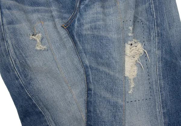 JUNYA WATANABE COMME des GARCONS Hem Animal Print Denim Mermaid Skirt K-168647_009