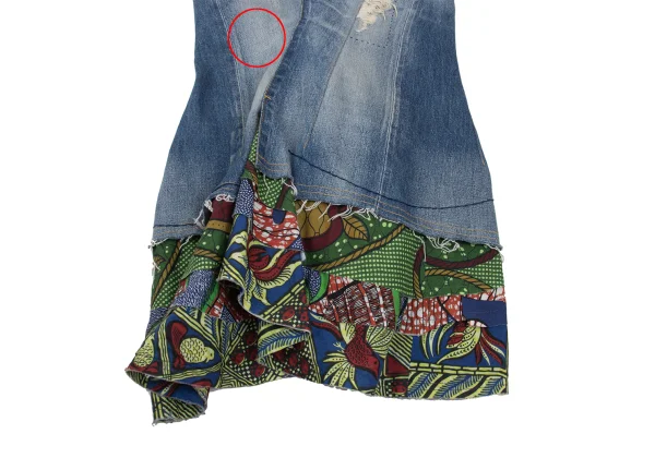 JUNYA WATANABE COMME des GARCONS Hem Animal Print Denim Mermaid Skirt K-168647_010