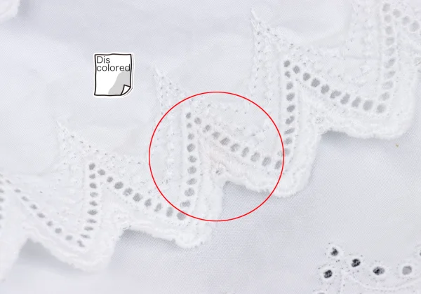 JUNYA WATANABE COMME des GARCONS Embroidered Lace Tiered Denim Skirt K-168648_008