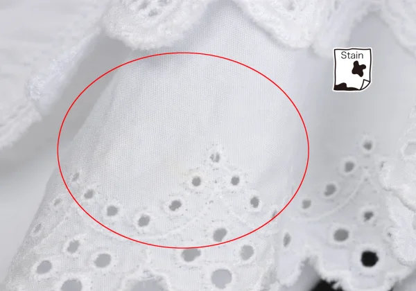 JUNYA WATANABE COMME des GARCONS Embroidered Lace Tiered Denim Skirt K-168648_016