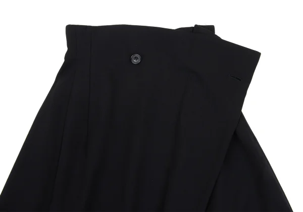 Yohji Yamamoto FEMME Wool Gaba Dart Design Skirt K-168649_006