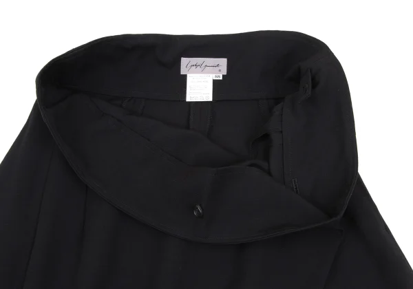 Yohji Yamamoto FEMME Wool Gaba Dart Design Skirt K-168649_007