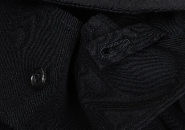 Yohji Yamamoto FEMME Wool Gaba Dart Design Skirt K-168649_008