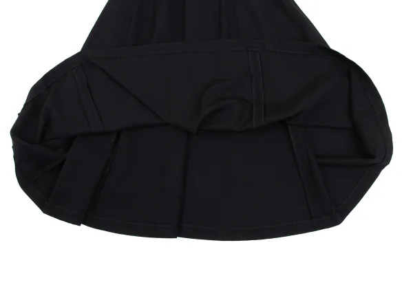 Yohji Yamamoto FEMME Wool Gaba Dart Design Skirt K-168649_010