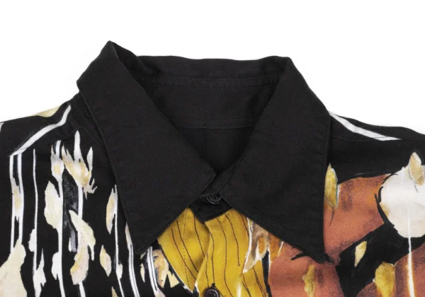 Ground Y×CYBORG 009 60th Collaboration Printed Rayon Shirt K-168651_003