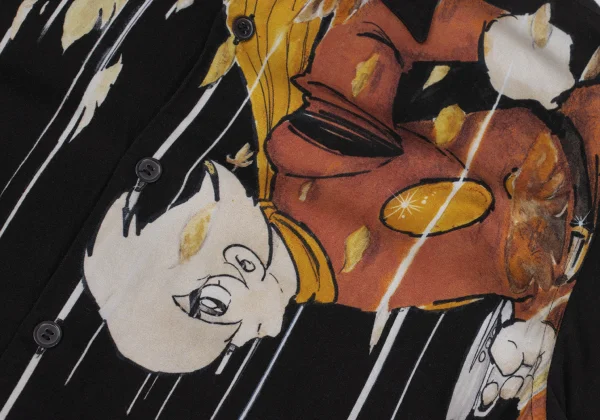 Ground Y×CYBORG 009 60th Collaboration Printed Rayon Shirt K-168651_005