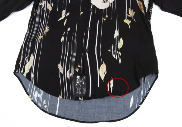 Ground Y×CYBORG 009 60th Collaboration Printed Rayon Shirt K-168651_009