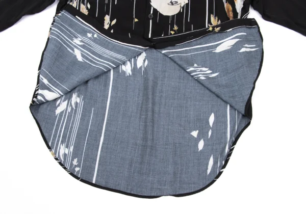 Ground Y×CYBORG 009 60th Collaboration Printed Rayon Shirt K-168651_015