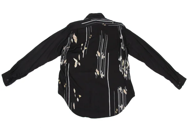 Ground Y×CYBORG 009 60th Collaboration Printed Rayon Shirt K-168651_016