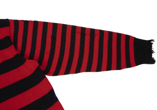 s'yte Acrylic Stripe Clash Knit Sweater K-168654_005