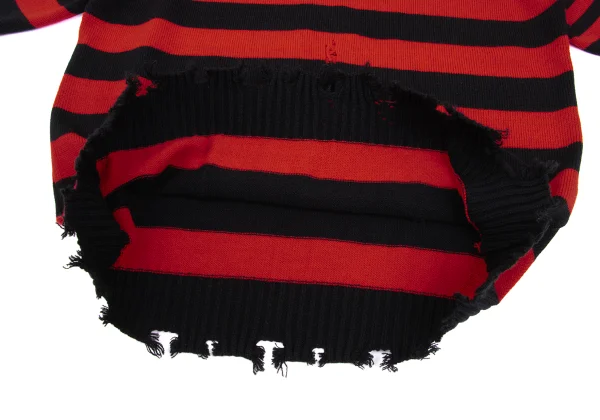 s'yte Acrylic Stripe Clash Knit Sweater K-168654_010