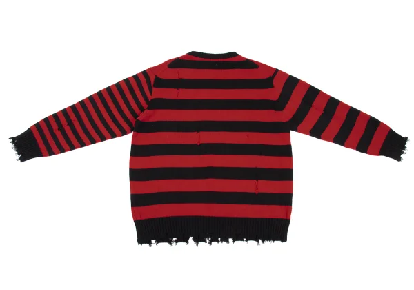 s'yte Acrylic Stripe Clash Knit Sweater K-168654_011