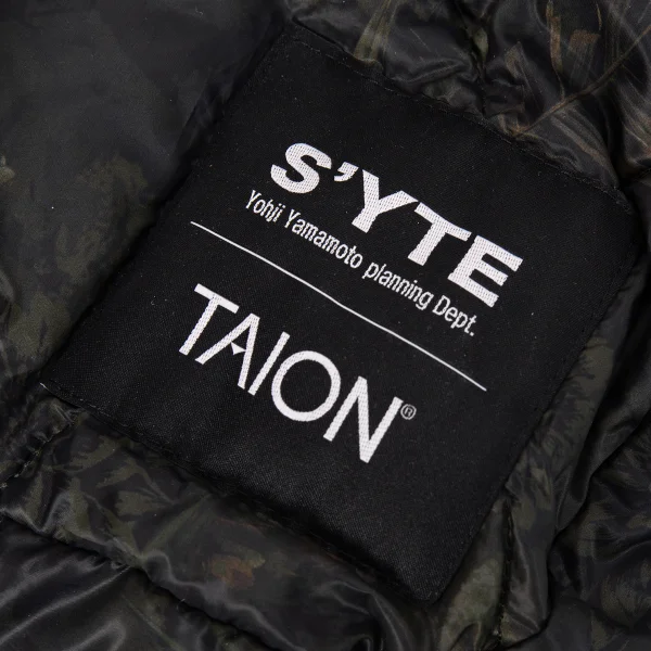 s'yte×TAION Camouflage Quilted Down 2way Backpack K-168657_013