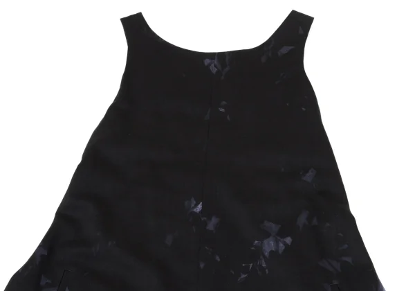 Y's Printed Wool Sleeveless Dress K-168658_003