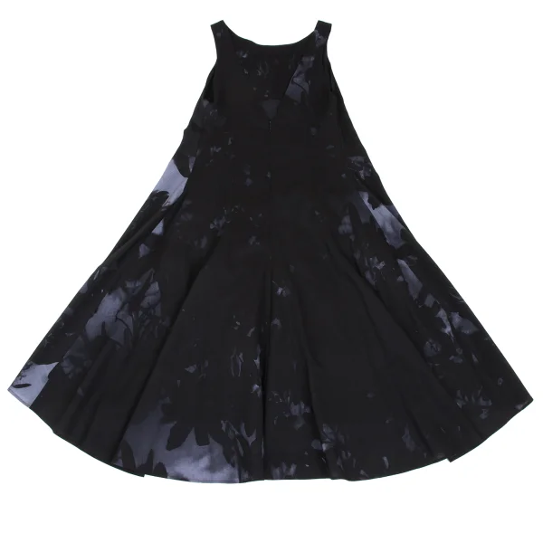 Y's Printed Wool Sleeveless Dress K-168658_010