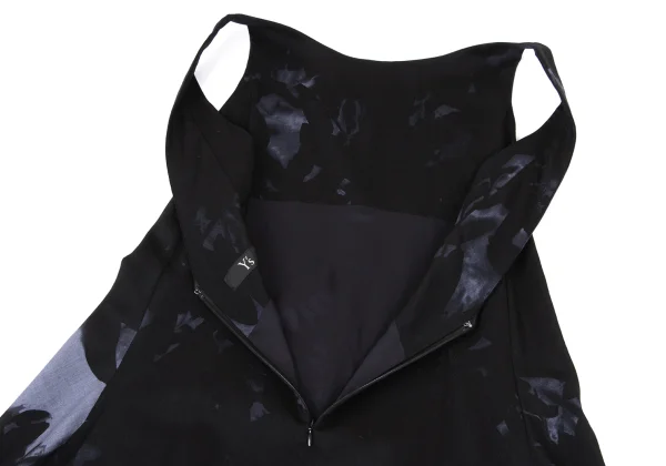 Y's Printed Wool Sleeveless Dress K-168658_012