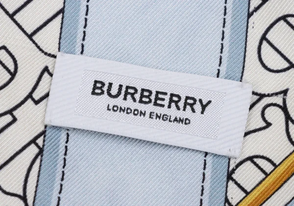 BURBERRY LONDON Floral Printed Silk Ribbon Scarf K-168663_011