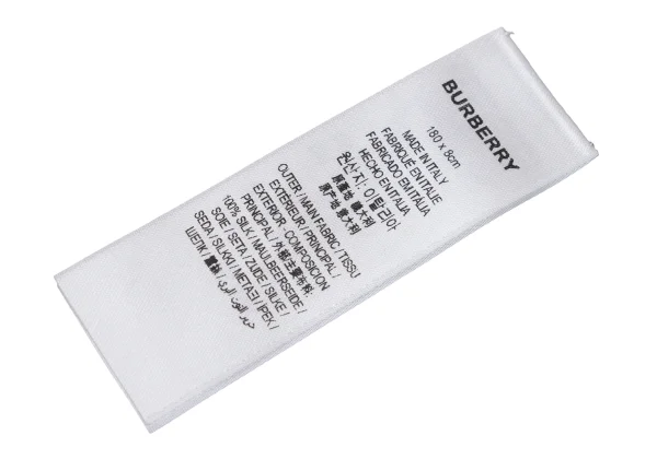 BURBERRY LONDON Floral Printed Silk Ribbon Scarf K-168663_013