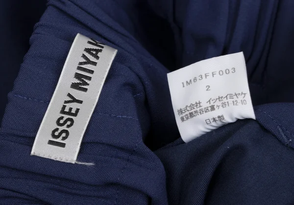 ISSEY MIYAKE Stretch Wool Straight Pants K-168670_010