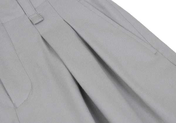 ISSEY MIYAKE Wool Back Tuck Wide Pants K-168671_004