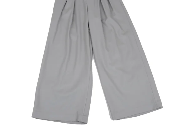 ISSEY MIYAKE Wool Back Tuck Wide Pants K-168671_010