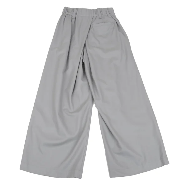ISSEY MIYAKE Wool Back Tuck Wide Pants K-168671_012