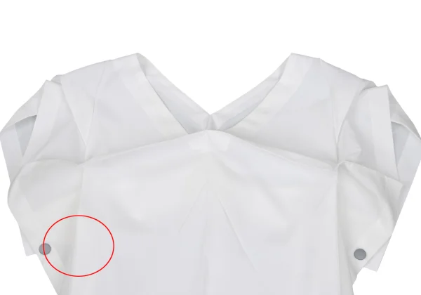 ISSEY MIYAKE 132 5. Ultrasonic Cutting Foil Print Origami Pleated Top K-168676_003